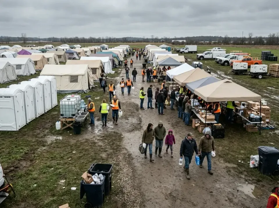 Porta Potty — Disaster Relief Camp Porta Potty — Disaster Relief Camp