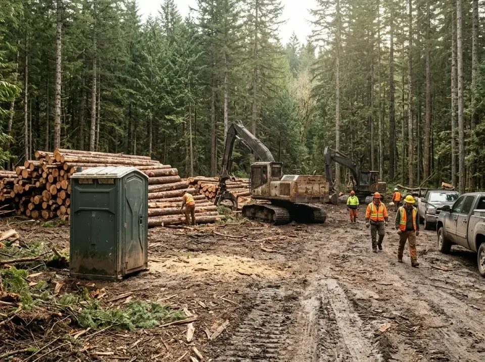 Porta Potty — Logging Site Porta Potty — Logging Site